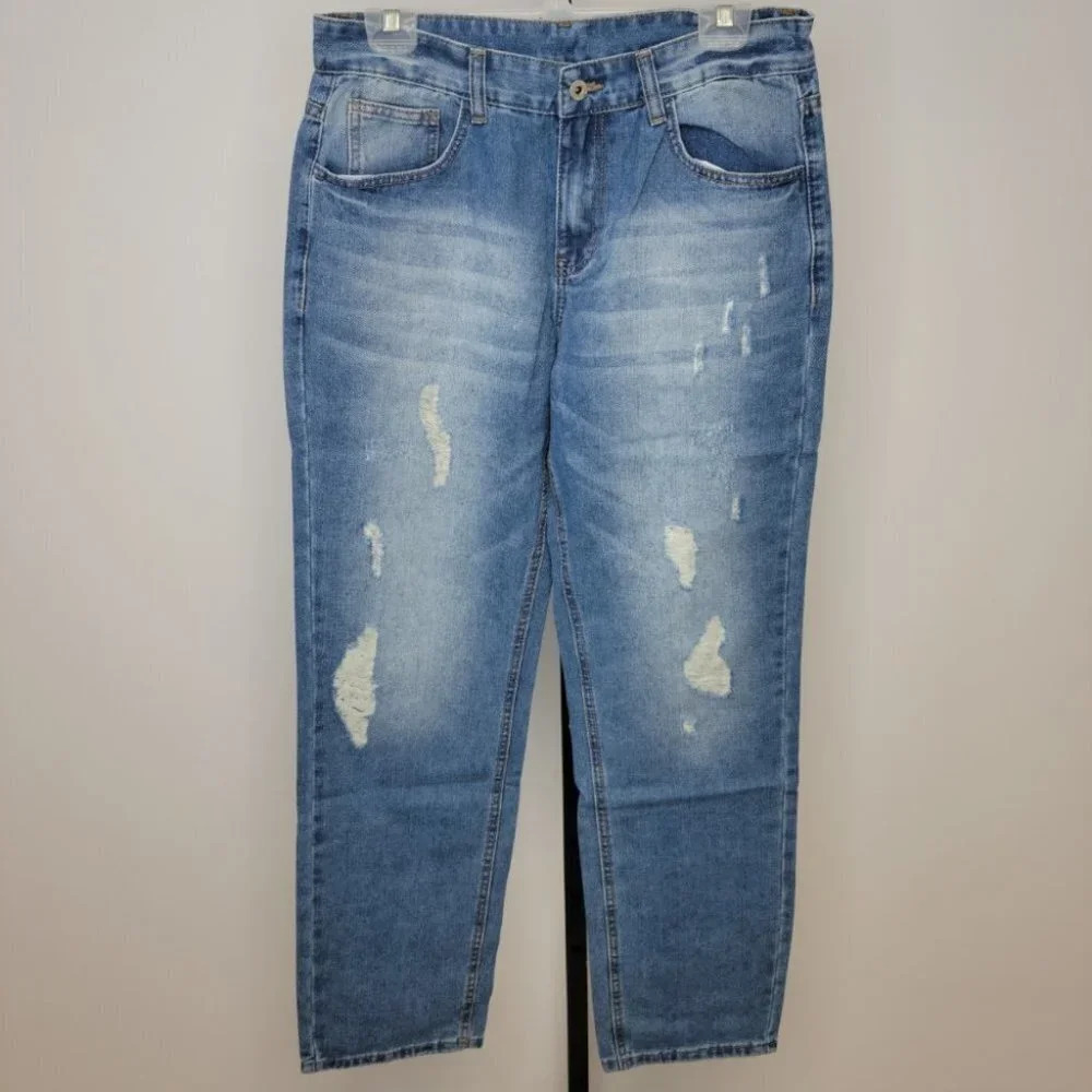 SHEIN Men's Straight Leg Jeans